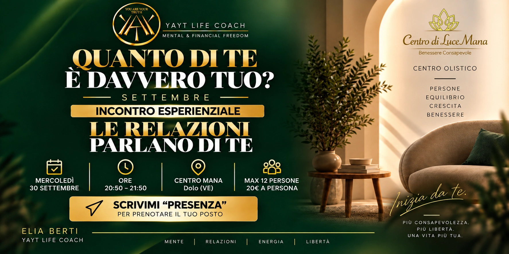 Le Relazioni parlano di Te